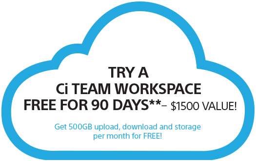 Try a Ci Team Workspace Free for 90 days